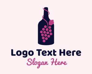 Liquor - Grape Wine Liquor logo design