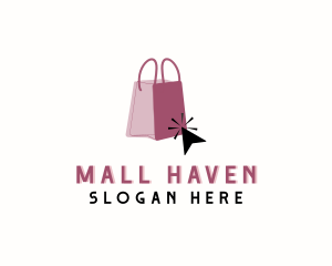 Online Shopping Bag logo design