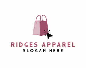 Online Shopping Bag logo design