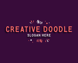Doodle - Doodle Party Confetti logo design