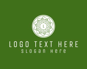 Massage - Natural Leaf Landscaping logo design