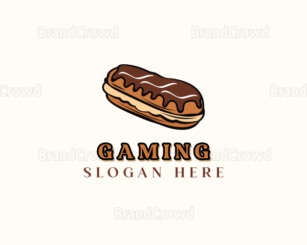 Chocolate Donut Dessert Logo