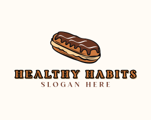 Chocolate Donut Dessert  Logo