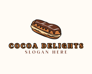 Chocolate Donut Dessert  logo design