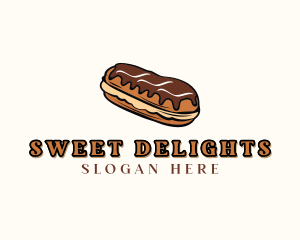 Dessert - Chocolate Donut Dessert logo design