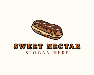 Chocolate Donut Dessert  logo design