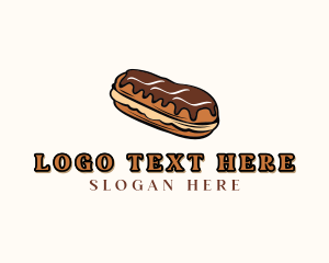 Chocolate Donut Dessert  Logo