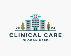 Hospital Clinic Building logo design