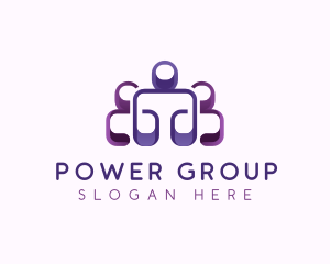 Group Cooperative Leadership logo design