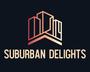 Suburban - City House Suburban Realty logo design