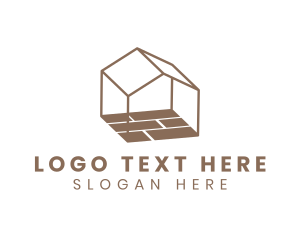Build - House Tile Flooring logo design