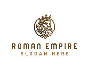 Roman God Neptune logo design