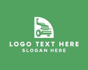 Long Haul - Automotive Express Truck logo design