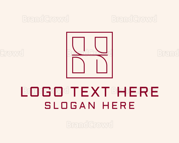 Outline Letter H Business Logo