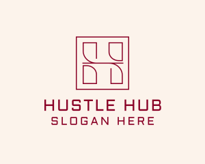 Outline Letter H Business logo design