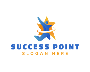 Achievement - Human Star Achievement Success logo design