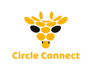 Circle - Abstract Giraffe Circle logo design