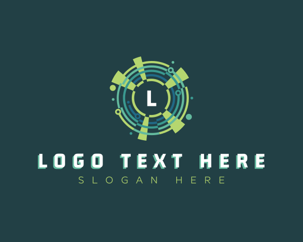 Futuristic - Technology Digital Futuristic logo design
