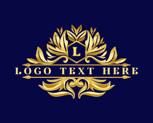 Antique - Elegant Floral Ornament logo design