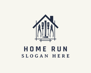 Home Builder Construction Tools logo design