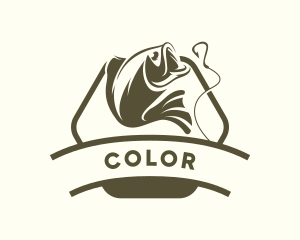 Fisherman - Fish Hook Seafood logo design