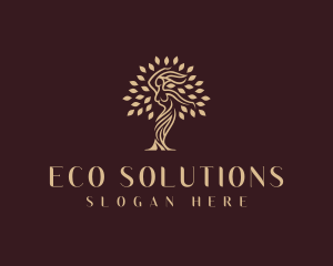 Environmental - Tree Woman Environmental logo design