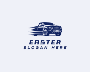 Pickup - Fast Pickup Truck logo design