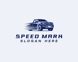 Fast Pickup Truck logo design