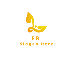 Elegant Letter L Leaf Logo