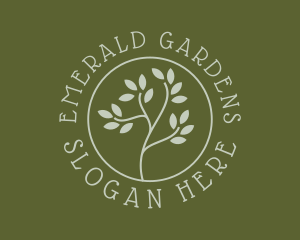 Vegan Leaf Garden logo design