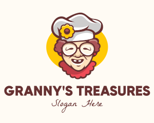 Grandmother - Grandmother Chef Cafeteria logo design