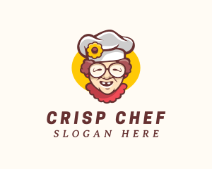 Grandmother Chef Cafeteria  logo design