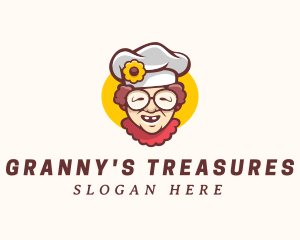 Grandmother Chef Cafeteria  logo design