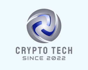 Cryptocurrency - Tech Cryptocurrency App logo design