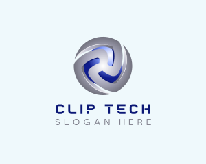 Tech Cryptocurrency App logo design