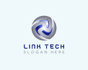 Tech Cryptocurrency App logo design