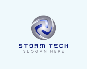 Tech Cryptocurrency App logo design