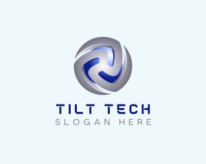 Tech Cryptocurrency App logo design