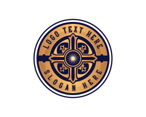 Holy - Cross  Catholic Church logo design