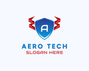 Tech Shield Security logo design