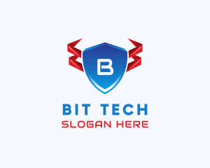 Tech Shield Security logo design