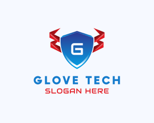 Tech Shield Security logo design