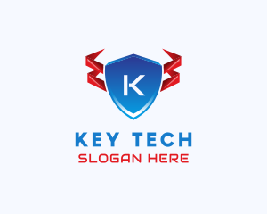 Tech Shield Security logo design