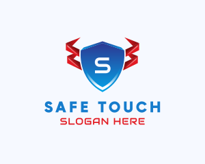 Tech Shield Security logo design