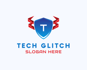 Tech Shield Security logo design