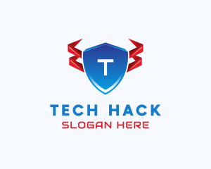 Tech Shield Security logo design