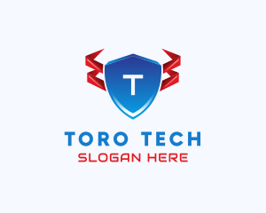 Tech Shield Security logo design