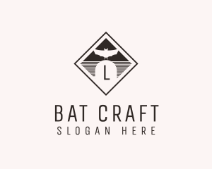 Bat Wings Cave logo design