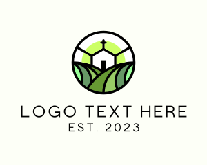 Faith - Catholic Church Field logo design