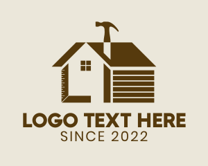 Roofing - House Renovation Contractor logo design
